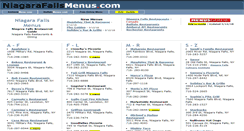 Desktop Screenshot of niagarafallsmenus.com